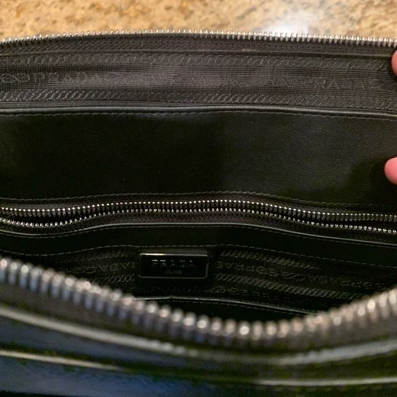 Prada saffiano briefcase